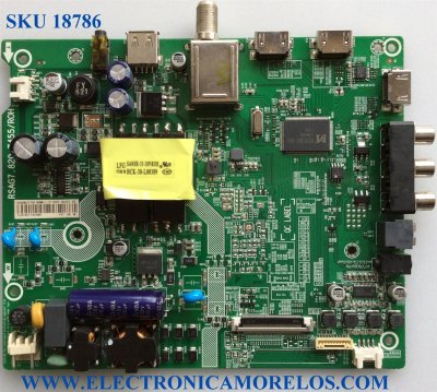 MAIN / FUENTE / (COMBO) / INSIGNIA 211893 / RSAG7.820.7455/R0H / HU40N2175F / TJ9195174H7NH / PANEL JHD396D5F01/BBX / MODELO NS-40D420NA18